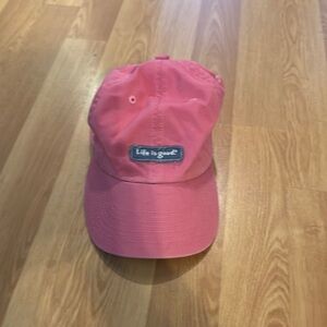 Life Is Good Pink Hat